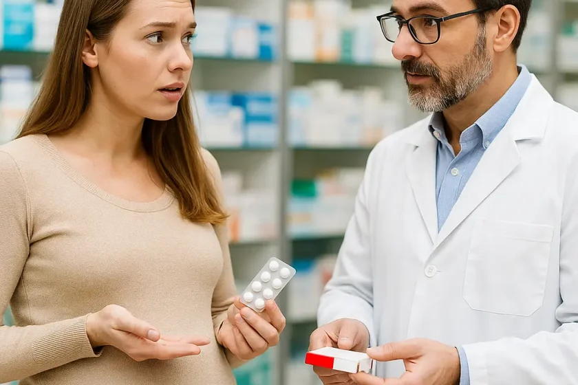 kobieta w ciąży pyta farmaceutę czy można brać Apap